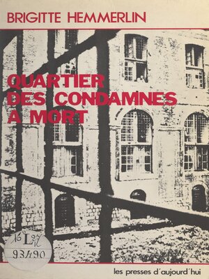 cover image of Quartier des condamnés à mort
